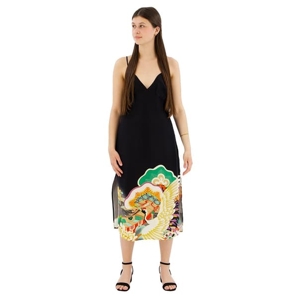 Superdry Ärmlös Lång Klänning Printed Slip Flerfärgad S Kvinna