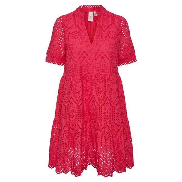 Yas Kortärmad Midiklänning Holi Rosa XS Kvinna
