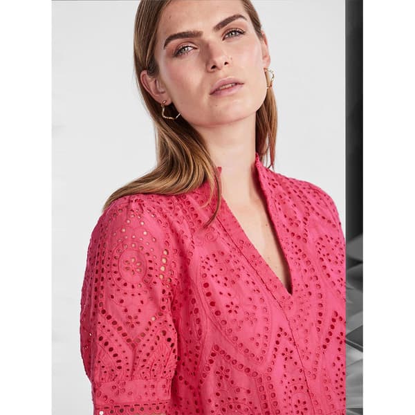 Yas Kortärmad Midiklänning Holi Rosa XS Kvinna