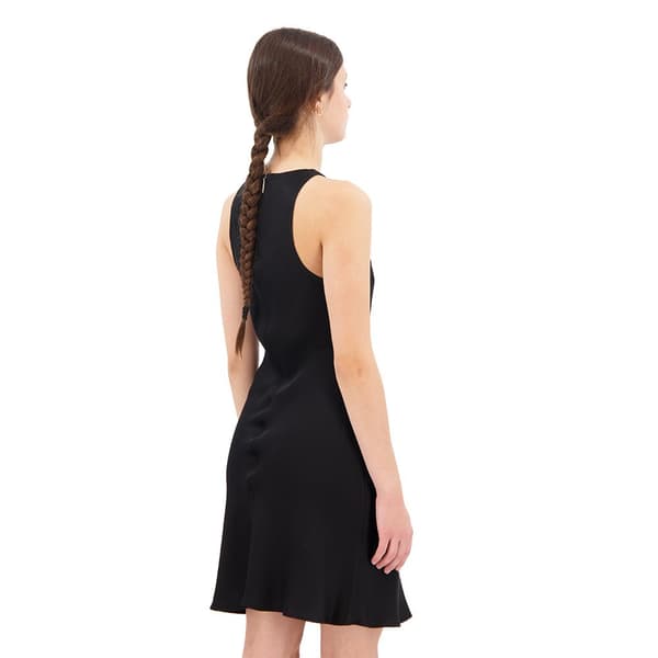 Superdry Ärmlös Kort Klänning Satin Racer Svart XS Kvinna