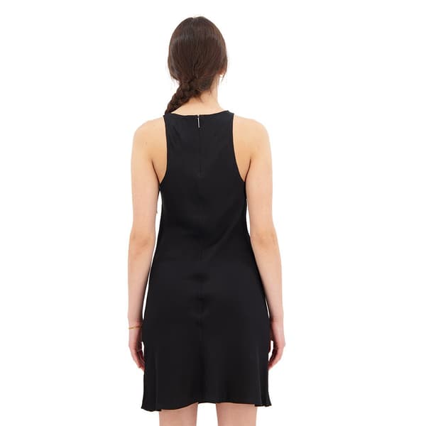 Superdry Ärmlös Kort Klänning Satin Racer Svart XS Kvinna