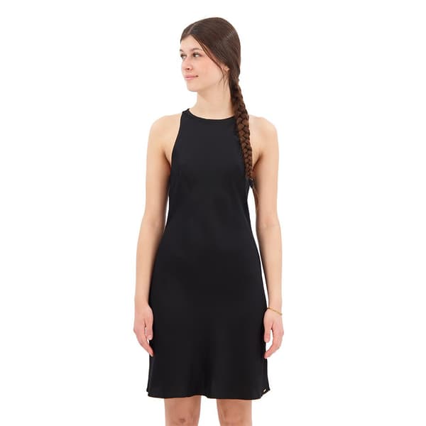 Superdry Ärmlös Kort Klänning Satin Racer Svart XS Kvinna