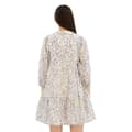 Miniatyrbillede 2 af 6: Pepe Jeans Maisie Langærmet Midi-kjole Beige XS Kvinde