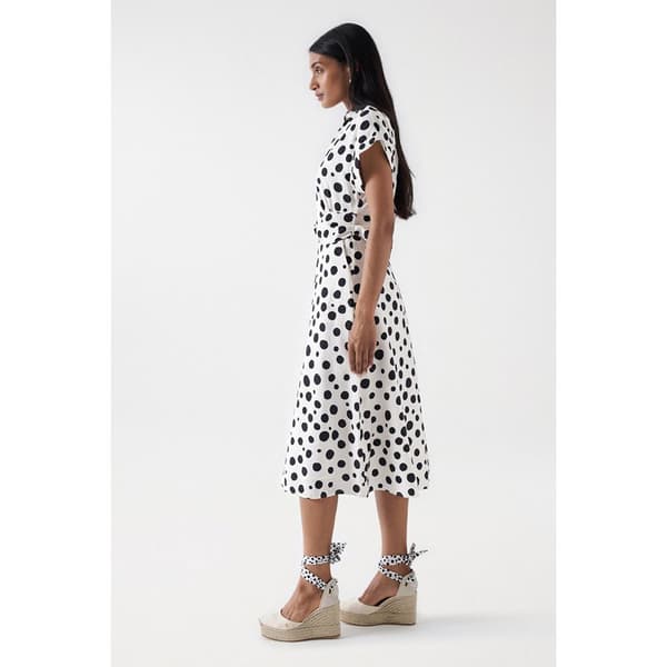 Salsa Jeans Polka Dot Midi Mekko Monivärinen XS Nainen