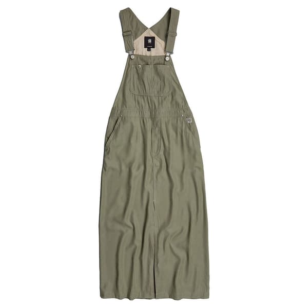 G-star Dungaree ærmeløs Kjole Grøn M Kvinde