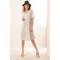 Miniatyrbild 2 av 4: Polka Dot Dress - Vit - Dam - V-ringad - 100% Viskos