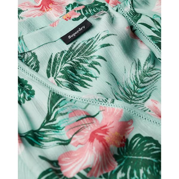 Superdry Printed Wrap Lyhythihainen Lyhyt Mekko Monivärinen L Nainen