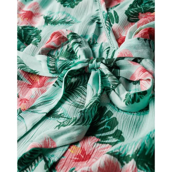 Superdry Printed Wrap Lyhythihainen Lyhyt Mekko Monivärinen L Nainen