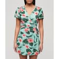 Pikkukuva 1 / 6: Superdry Printed Wrap Lyhythihainen Lyhyt Mekko Monivärinen L Nainen