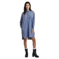 Miniatyrbillede 1 af 6: G-star Denim Shirt Kjole Med Lange ærmer Blå XL Kvinde
