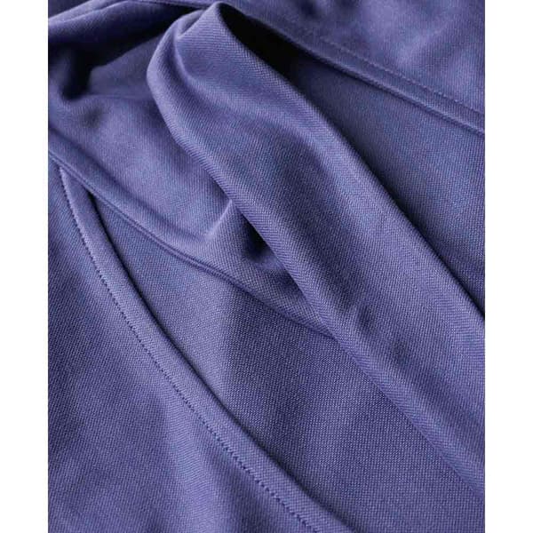 Superdry W8011613a Kortærmet Midi-kjole Blå M Kvinde
