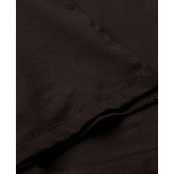 Superdry Scoop Neck Jersey Midi Klänning Brun S Kvinna