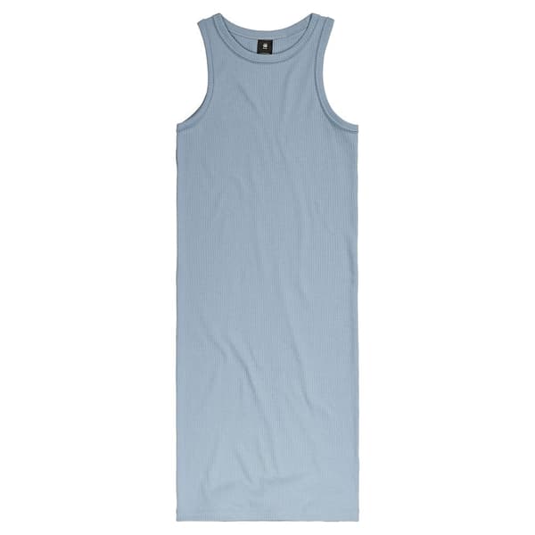 G-star D23368-c534 Slim Fit ärmlös Kort Klänning Blå S Kvinna