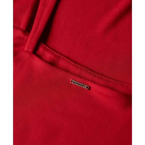 Superdry Cutout ärmlös Midiklänning Röd L Kvinna
