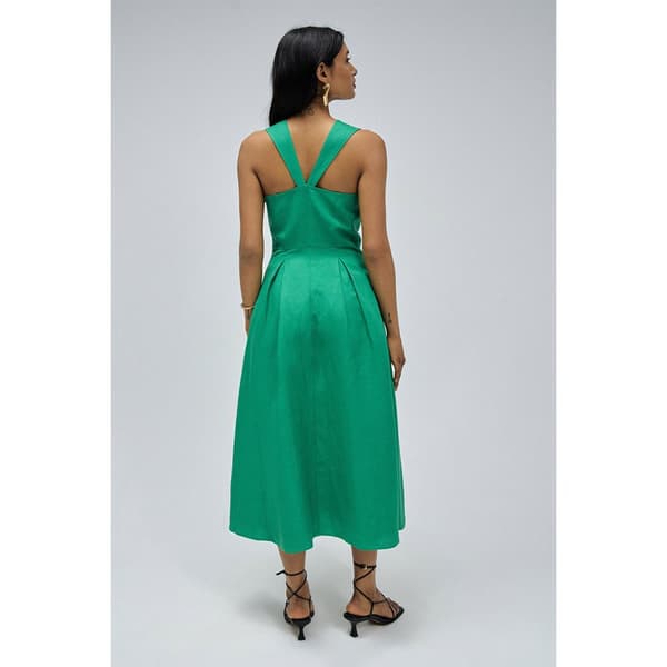 Salsa Jeans 21008783 Hihaton Pitkä Mekko Vihreä S Nainen