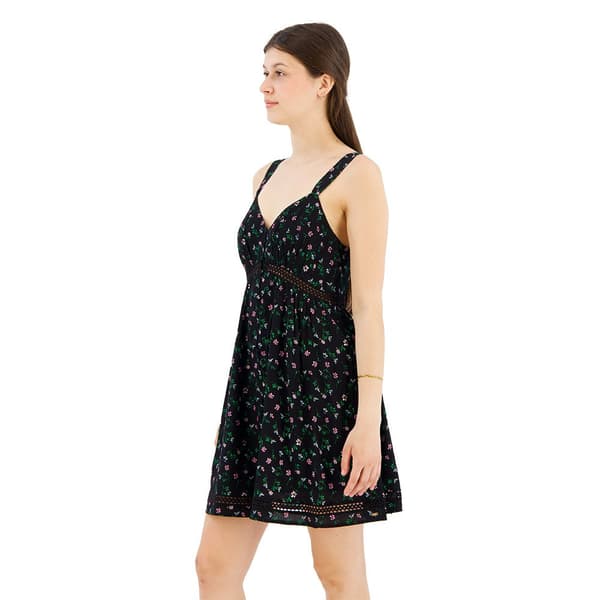 Superdry Lace Trim ärmlös Kort Klänning Grönt S Kvinna