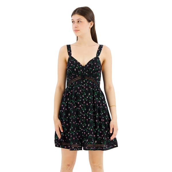 Superdry Lace Trim ärmlös Kort Klänning Grönt S Kvinna
