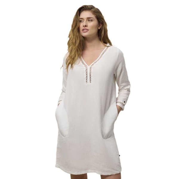 Redgreen Diaz Linen Mekko Valkoinen M Nainen