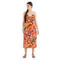 Miniatyrbild 1 av 7: Superdry Printed Slip ärmlös Lång Klänning Orange XS Kvinna