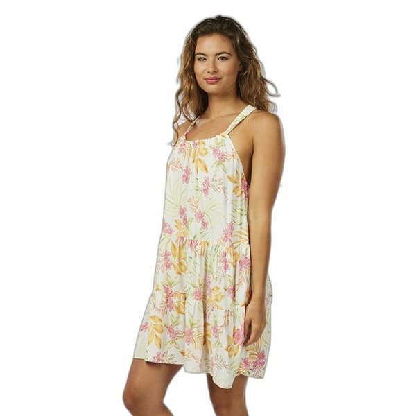 Kjole Rip Curl Sun Dance Up Hvit Tropisk - XS