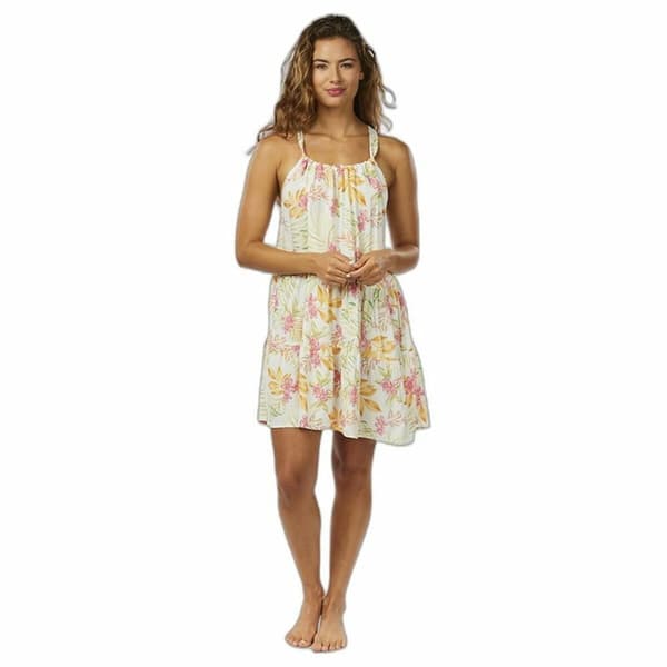 Kjole Rip Curl Sun Dance Up Hvit Tropisk - XS