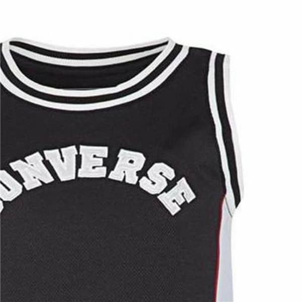 Mekko Converse Basketball Jurk Tyttölapsi Musta - 8-10 vuotta