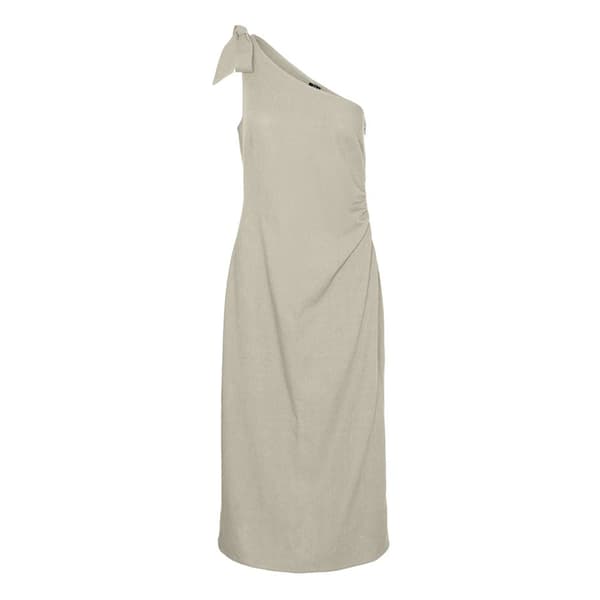 Vero Moda Jesmilo ärmlös Midiklänning Beige S Kvinna