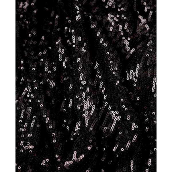 Superdry Sequin Wrap Pitkähihainen Lyhyt Mekko Musta L Nainen