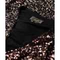 Miniatyrbillede 3 af 4: Superdry Sequin Wrap Langærmet Kort Kjole Søvfarvet L Kvinde