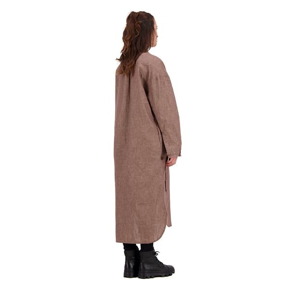 G-star D22160 Langærmet Midi-kjole Brun XS Kvinde