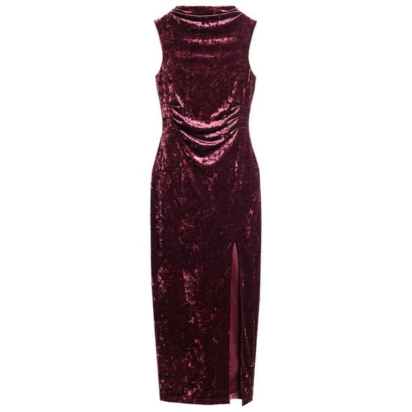 Superdry Velvet Maxi ärmlös Midiklänning Röd L Kvinna