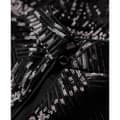 Miniatyrbild 2 av 3: Superdry Fringe Sequin Aline ärmlös Kort Klänning Svart M Kvinna