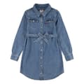 Miniatyrbild 1 av 5: Levi´s ® Kids Western Shirt Långärmad Kort Klänning Blå 10 Years Flicka