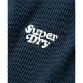 Miniatyrbild 6 av 7: Superdry Rib Bodycon ärmlös Kort Klänning Blå L Kvinna