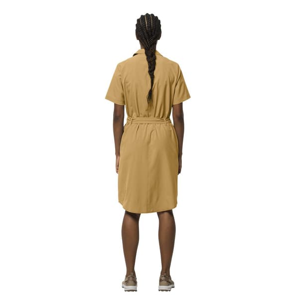 Jack Wolfskin Holiday Midi Kjole Gul XS Kvinde