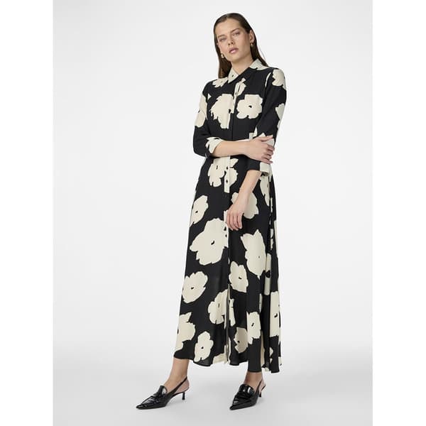 Yas Savanna Pitkähihainen Mekko Musta S Nainen