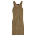 Miniatyrbillede 3 af 7: G-star Bodycon Ribbed ærmeløs Kjole Brun M Kvinde