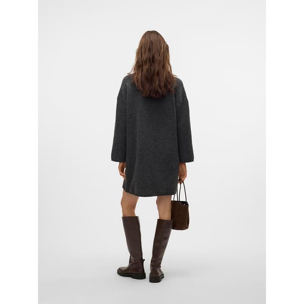 Vero Moda Gemma Klänning Med Långa ärmar Grå S Kvinna