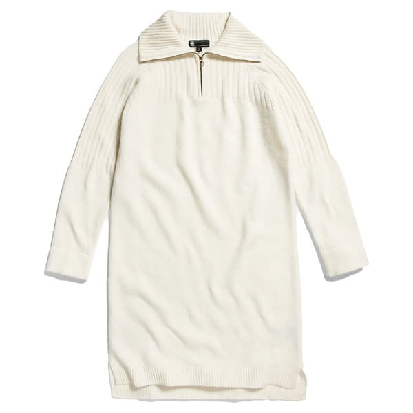 G-star Skipper Loose Kjole Med Lange ærmer Beige M Kvinde