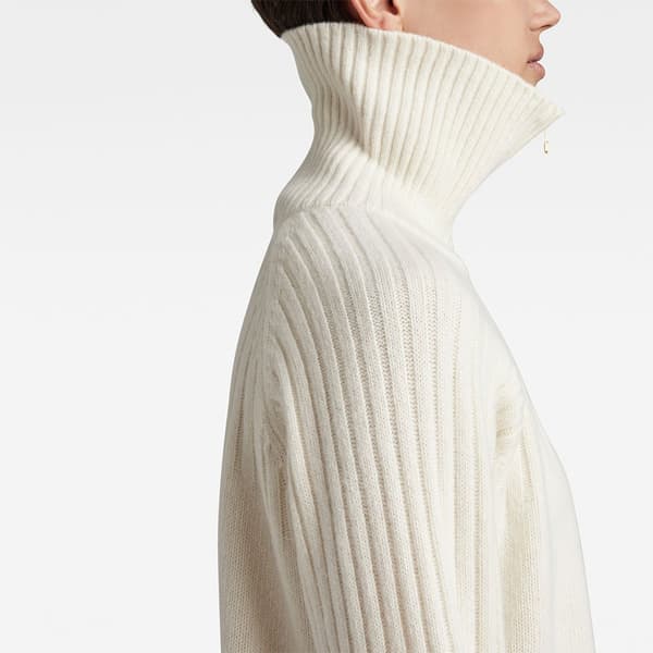 G-star Skipper Loose Kjole Med Lange ærmer Beige M Kvinde