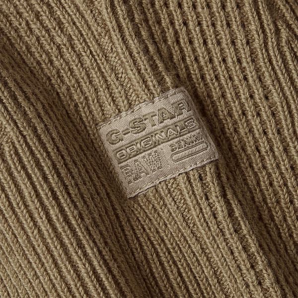 G-star Bodycon Ribbed ärmlös Klänning Brun L Kvinna
