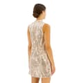 Miniatyrbild 5 av 5: Superdry Sequin A Line ärmlös Kort Klänning Silver S Kvinna