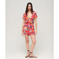 Miniatyrbillede 4 af 6: Superdry Beach Playsuit Kortærmet Kort Kjole Flerfarvet XS Kvinde