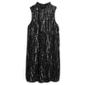Miniatyrbillede 1 af 2: Superdry Sequin A Line ærmeløs Kort Kjole Sort XL Kvinde