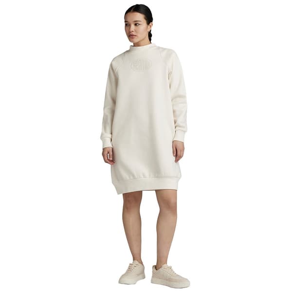 G-star Raglan Langærmet Kort Kjole Beige L Kvinde