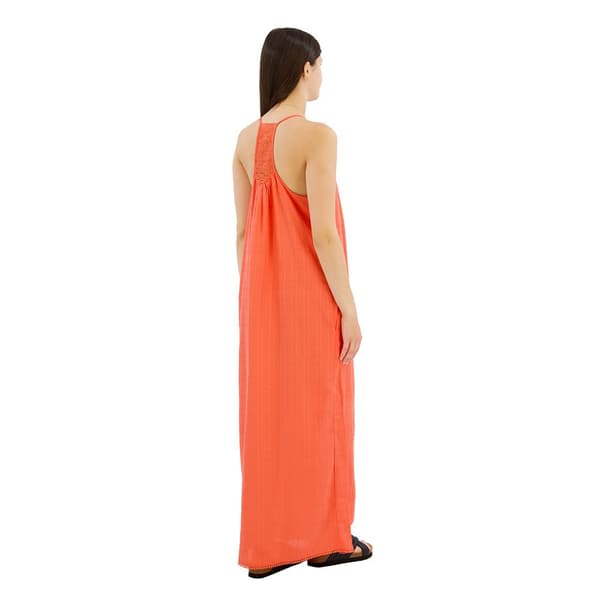 Superdry Lace Halter Beach Hihaton Pitkä Mekko Oranssi S Nainen