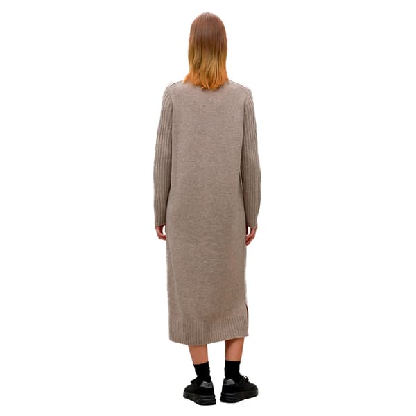 Ecoalf Eucalipto Kjole Beige S Kvinde