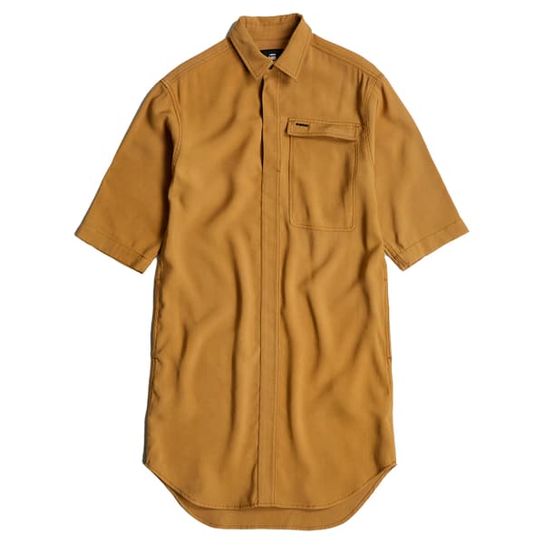 G-star Cargo Tunic Kortärmad Klänning Brun M Kvinna