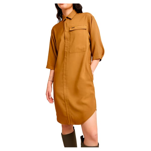 G-star Cargo Tunic Kortärmad Klänning Brun M Kvinna