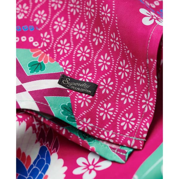 Superdry Printed Slip ärmlös Lång Klänning Flerfärgad XS Kvinna